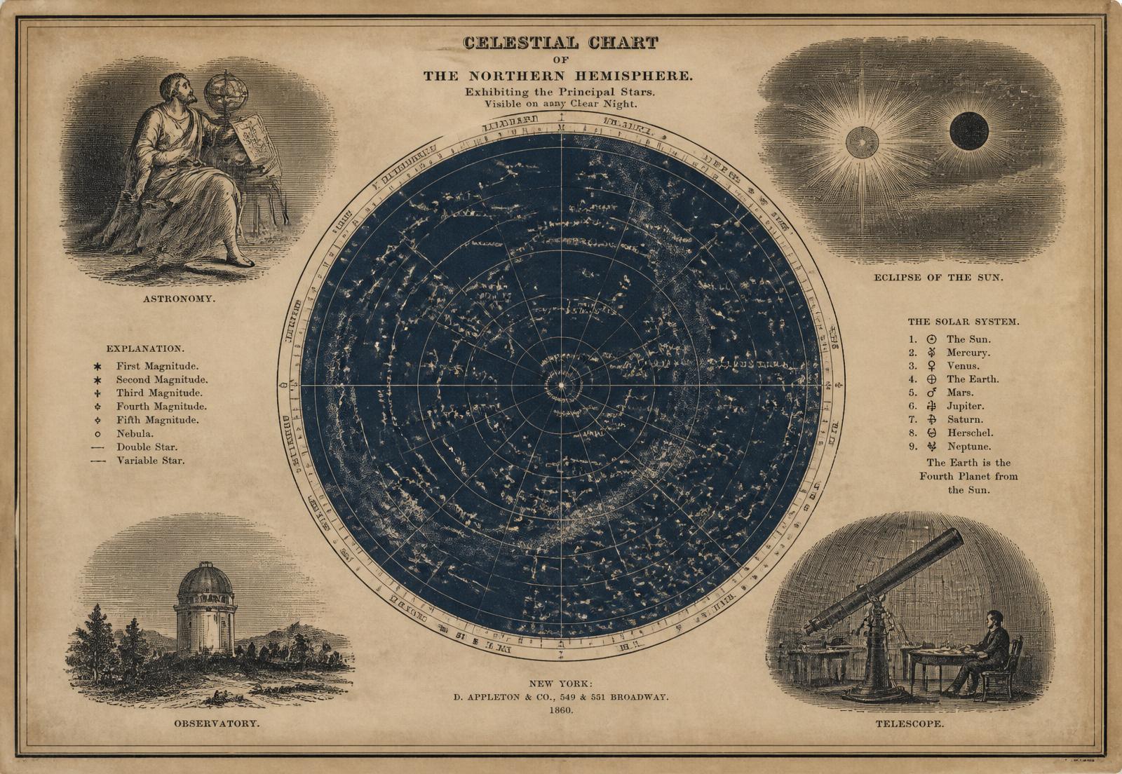 A pocket sundial, carried for forty years